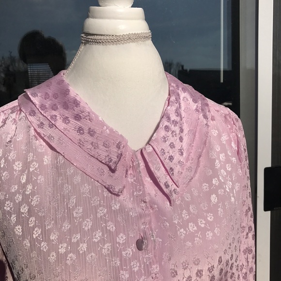 Vintage Pink Blouse - Picture 2 of 5